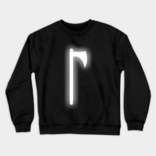 Spiritual Weapon (White Battleaxe) Crewneck Sweatshirt